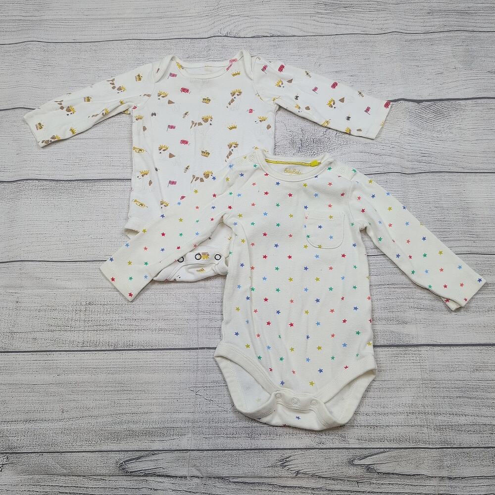 3/6m Baby Boden Long Sleeve Bodysuit Bundle